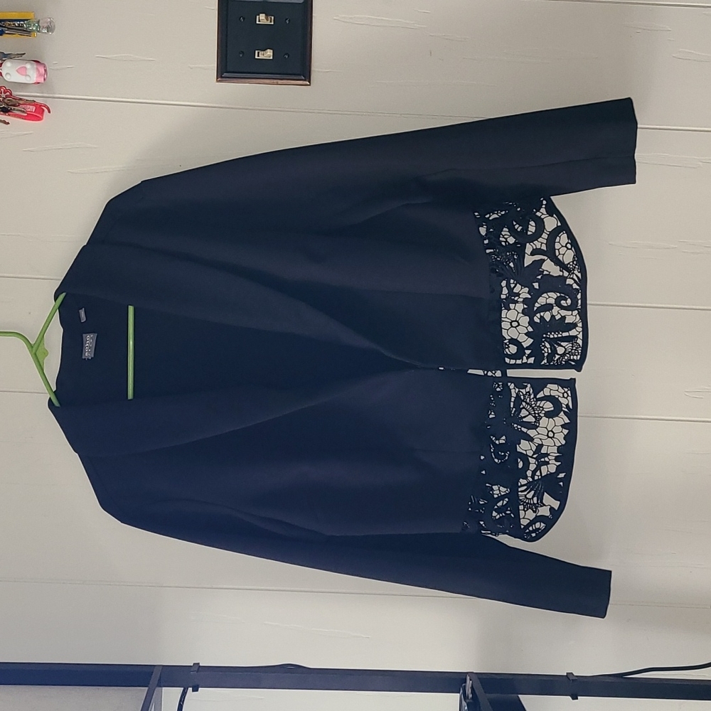 Soho Jeans Lace Detail Blazer